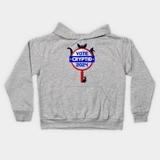 Vote Cryptid 2024 - election politics Kids Hoodie